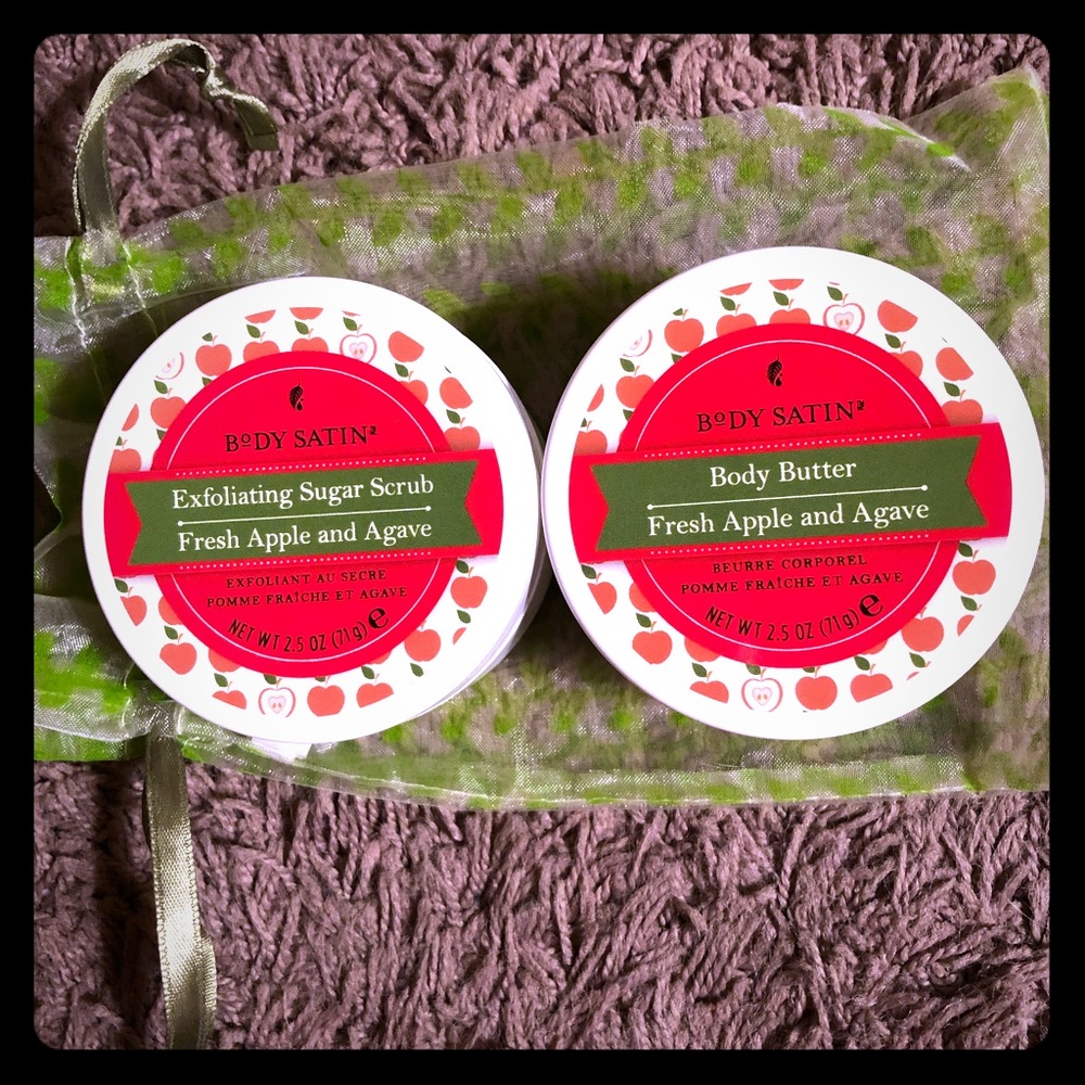 New-Body Satin Exfoliating Sugar Scrub/Body Butter
